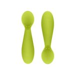ezpz Tiny Spoon – Silicone Feeding Spoon Twin Pack (Lime)