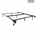 MALOUF Structures Heavy Duty Adjustable Metal Bed Frame with 7 Legs, Center Support and Glides Only – (Queen, Full XL, Full, Twin XL, Twin)