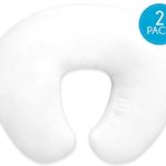 2 Pack – Nursing Pillow and Positioner Newborn Breastfeeding Pillow, Infant Support Cushion and Portable for Travel – Made with Breathable Cotton Blend- Machine Washable