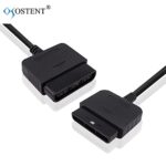 OSTENT Controller Dance Pad Wheel Gun Extension Cable Cord for Sony PS1/PS2 Console