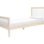 Babyletto Sprout Platform Twin Bed, Washed Natural/White