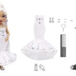 Rainbow High 2022 Holiday Edition Collector Doll – 11″ Roxie Grand with Multicolor Hair, Diamond & Iridescent Gown, and Premium Accessories – Great Gift