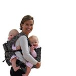 Stuff 4 Multiples Twingaroo Twin Carrier, Gray Floral