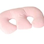 THE TWIN Z PILLOW – PINK The only 6 in 1 Twin Pillow Breastfeeding, Bottlefeeding, Tummy Time & Support! A MUST HAVE FOR TWINS! – CUDDLE PINK DOTS