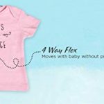 Hanes Ultimate Baby Flexy 4 Pack Short Sleeve Crew Tees, Grey Stripe, 6-12 Months