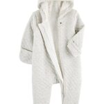 Simple Joys by Carter’s Neutral’s Fleece Footed Jumpsuit Pram, Grey, 3-6M