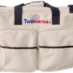Stuff 4 Multiples Twinneroo Twin Diaper Bag, Khaki