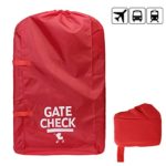 Gate Check Travel Bag, Umbrella Stroller Travel Bag with Webbing Handle for Standard and Double Strollers, Pram, Car Seats, Pushchairs Red #81559