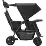 Joovy Caboose Too Ultralight Graphite Stroller, Stand on Tandem, Double Stroller, Black, 38×21.25×42 Inch (Pack of 1)