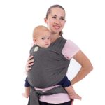 Baby Wrap Carrier by KeaBabies – All-in-1 Stretchy Baby Wraps – Baby Sling – Infant Carrier – Babys Wrap – Hands Free Babies Carrier Wraps | Great Baby Shower Gift (Mystic Gray)