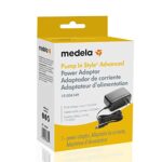 Medela Pump in Style Advanced Power Adaptor, Dual Voltage 110-240V Power Supply Cord for International Use, Authentic Medela Spare Part for 9V Pump in Style Breastpumps
