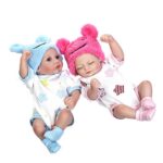 TERABITHIA Mini 10 inches Realistic Reborn Baby Boy Girl Dolls Silicone Vinyl Full Body Newborn Twins
