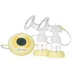 Bambeego Double Electric Breast Pump with Independent Dual Control – Natural Breastfeeding with 9-Grade Adjustment – BPA-Free- FDA Approved