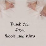 Twin Toes Baby Thank You Cards – Set of 20