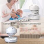 Hubble Nursery Pal Touch Twin 5″ Smart Baby Monitor with Camera and Audio, WiFi Baby Camera Monitor with Flexible Wall Mount; Pan Tilt Zoom; 2Way Talk, Interactive Smart HD Monitor & Smartphone App