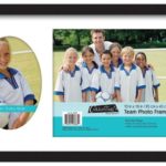 MCS 8×10 Inch and 5×7 Inch Team Frame with 2 Photo Openings, Black (46683)
