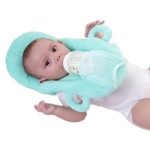 Baby Portable Detachable Feeding Pillows Self-Feeding Support Baby Cushion Pillow (Blue)