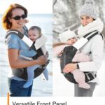 besrey Baby Carrier Hip Seat, Baby Carrier Newborn to Toddler, Front Infant Carrier, Plus Size Backpack Carrier, Walking Holder Men, Harness for Carrying Infant, Happy Mom Dad Hip Carrier with Strap