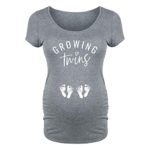Growing Twins – Spring Easter Maternity Scoop Neck Tee