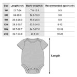Funny Baby Bodysuit Cute Infant Boy Girl Clothes Super Soft Cotton Suit Humor Comfy One-Piece Newborn Gift (Mix1, 6-9 months)
