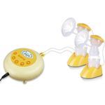 Kinyo Portable Double Electric Comfort Breast Pump with Accessories
