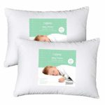 [2-Pack] Celeep Baby Toddler Pillow Set – 13″ x 18″ Toddler Bedding Small Pillow – Baby Pillow with 100% Cotton Cover