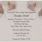 Twin Toes Baby Shower Invitations – Set of 20