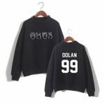 XIAOMEI Dolan Twins 99 Printed Women High Neck Autumn Winter Sweatshirts Sweater Hoodies