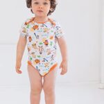 Disney Lion King Infant Baby Boys 5 Pack Short Sleeve Bodysuits Lion King 18 Months