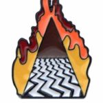 Main Street 24/7 Twin Peaks Logo Enamel Metal Logo Pin