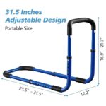 Bed Rails for Elderly Adults Safety – Medical Bed Support Bar Mobility Assistant with Storage Bag and Fixing Strap, Tool-Free Assembly, Fit King, Queen, Full, Twin