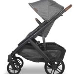 Vista V2 Stroller – Greyson (Charcoal Melange/Carbon/Saddle Leather)