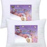 Utopia Bedding 2 Pack Toddler Pillow – Baby Pillows for Sleeping – 100% Cotton Cover – Pack of 2 Kids Pillows – White – 13 x 18 Inches