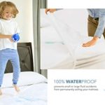 SafeRest Twin Size Premium Hypoallergenic Waterproof Mattress Protector – Vinyl Free