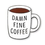 Pinsanity ‘Damn Fine Coffee’ Enamel Lapel Pin