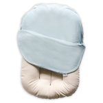 Snuggle Me Organic | Patented Sensory Lounger for Baby | Organic Cotton, Virgin Fiberfill | Skye