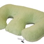 THE TWIN Z PILLOW – LIME GREEN -The Only 6 in 1 Twin Pillow Breastfeeding, Bottlefeeding, Tummy Time & Support! A Must Have for Twins! – LIME GREEN