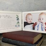 The Grandparent Gift Co. Sweet Somethings Unisex Picture Frame for Grandma of Twins