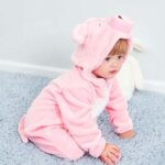 Baby Pig Costumes Unisex Toddler Onesie Halloween Dress Up Romper 12-18 Months
