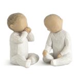 Willow Tree hand-painted sculpted figure, Two Together, 2-piece set