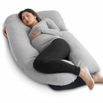 PharMeDoc Pregnancy Pillow, U-Shape Full Body Pillow Maternity Support Detachable Extension – Support Back, Hips, Legs, Belly Pregnant Women