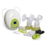 Nibble Double Electric Breast Pump Comfort Breastpump- 10 Levels suction control & LED Display (Double Electric Breast Pump)