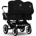 Bugaboo 2015 Donkey Twin Stroller Complete Set in Aluminum and Black by Bugaboo Strollers