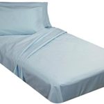 Cotton/Poly Fitted Cot Sheet – Blue