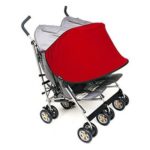 Manito Sun Shade for Twin Stroller (Red)
