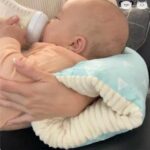 Spida Mount Cozy Cradle Pillow, Cozy Cradle Arm Pillow, Baby Nursing Pillow Head Support Pillow for Breastfeeding Bottle Feeding (E)