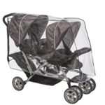 Sashas Premium Series Rain and Wind Cover for Graco DuoGlider Click Connect Stroller