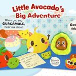 Little Avocado’s Big Adventure Finger Puppet Board Book, Ages 1-4
