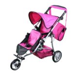 Mommy & me Twin doll jogger 9669DL with FREE carriage bag
