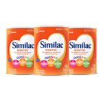 Similac Sensitive Infant Formula with Iron, Powder, One Month Supply, 34.9 ounces (Pack of 3)